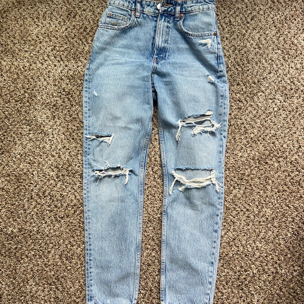 Zara mom jeans